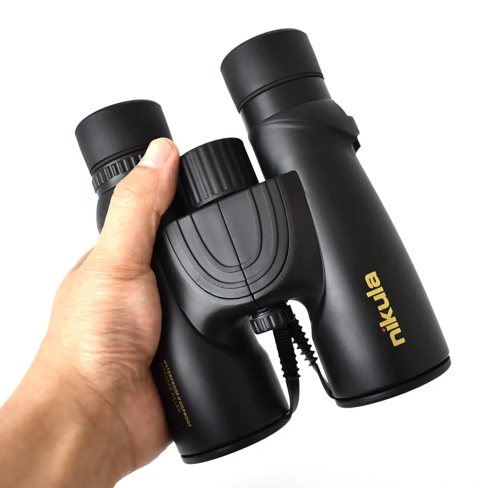 Nitrogênio à Prova Nikula Binóculos Novo Profissional Dwaterproof Água Telescópio Poderoso Bak4 Visão Noturna Caça Escopo Militar Compacto 10x42 28 Telescópio e binóculos