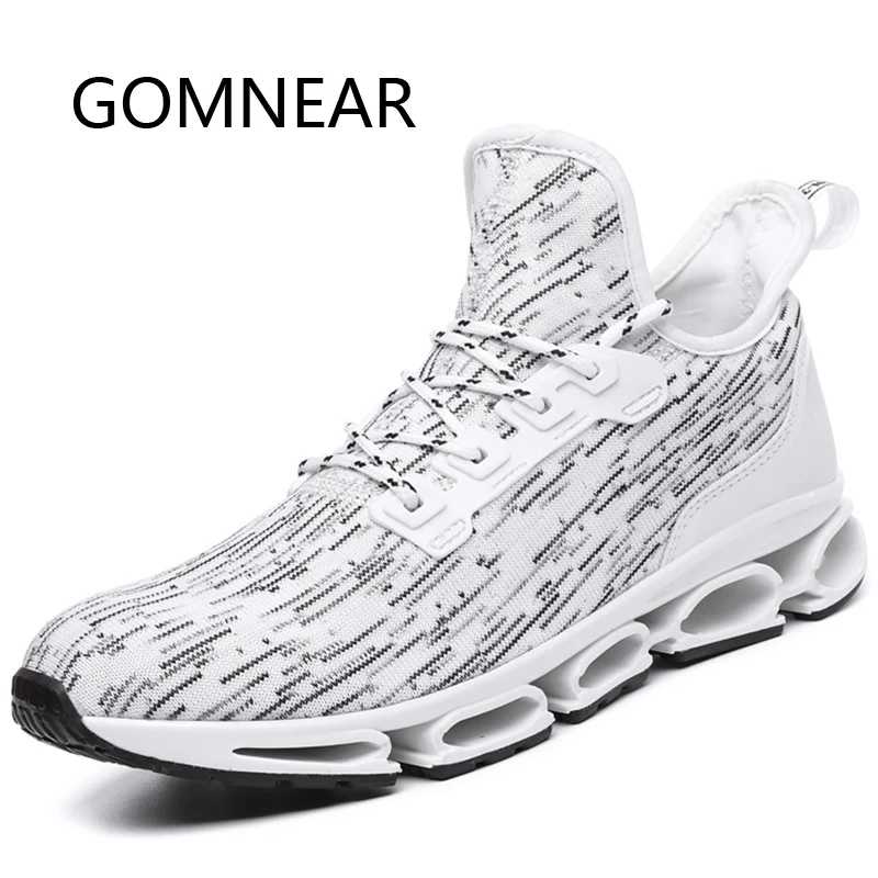 

GOMNEAR Running Shoes For Men Women Sneakers Outdoor Breathable Tourism Mens Athletic Shoes Anti-skid Light Sports Men Sneakers