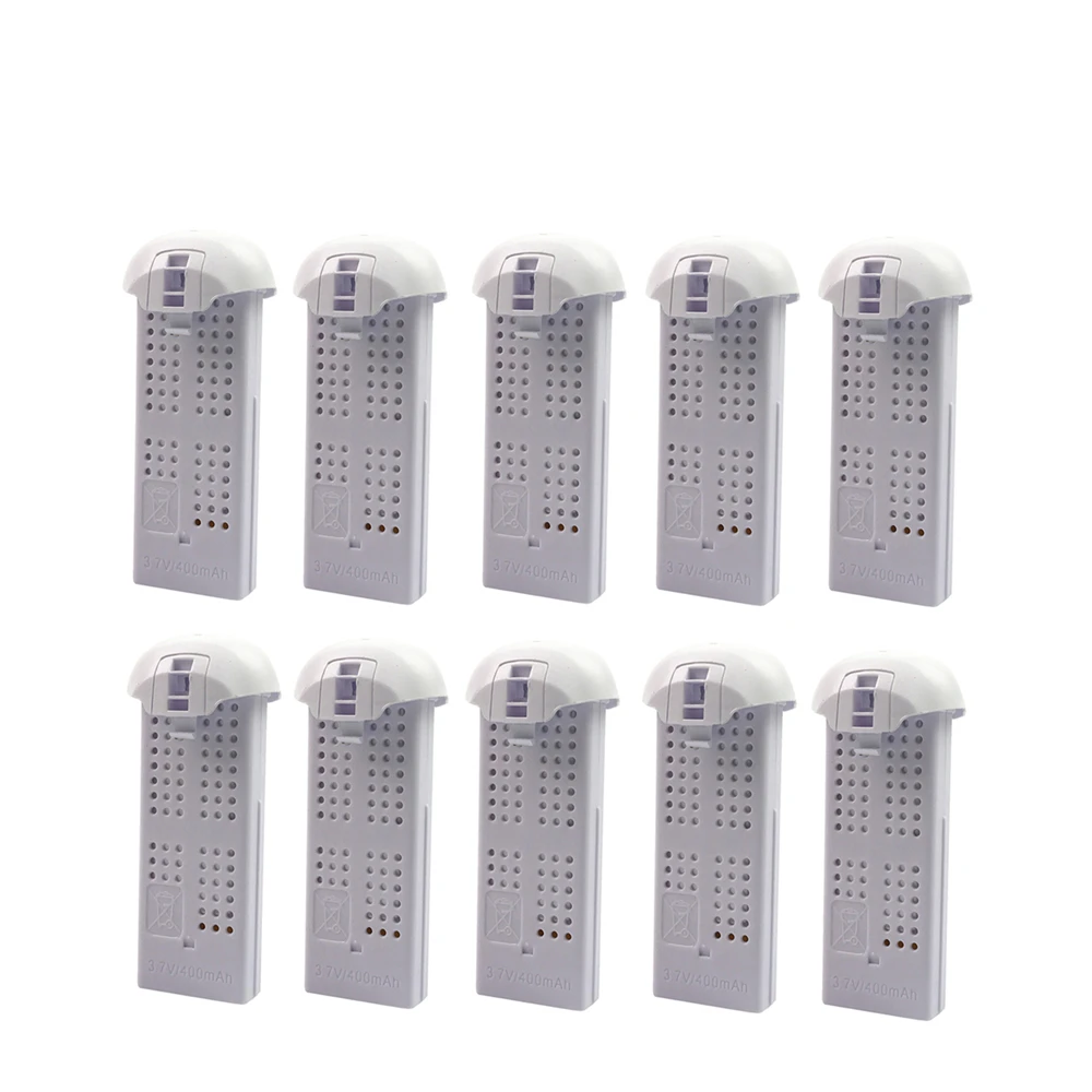 

10pcs Syma X22 / X22w drone original battery RC Quadcopter Spare Parts Accessories 3.7V 400mAh Battery and Charger 5-1 Cable