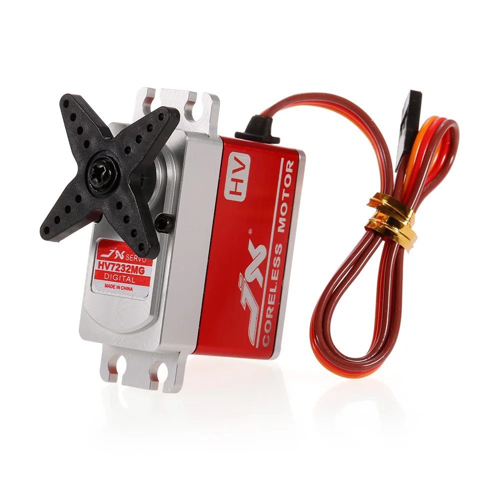 

PDI-HV7232MG 6V-8.4V 0.09sec/60 Digital Coreless Motor Servo 31.5kg Torque Aluminums Case for 1/10 1/8 RC car HHK Big airplane
