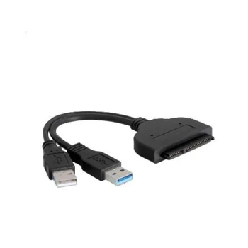 

Mini size small simple use USB2.0 + USB3.0 to 2.5 " SATA drive line 22pin port SATA cable