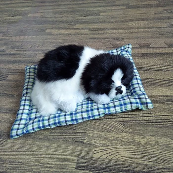 

Car Ornament Cute Plush Sleeping Dog Doll Automobiles Interior Decoration Dogs Ornaments Dashboard Lovely Decor Toys Big Size