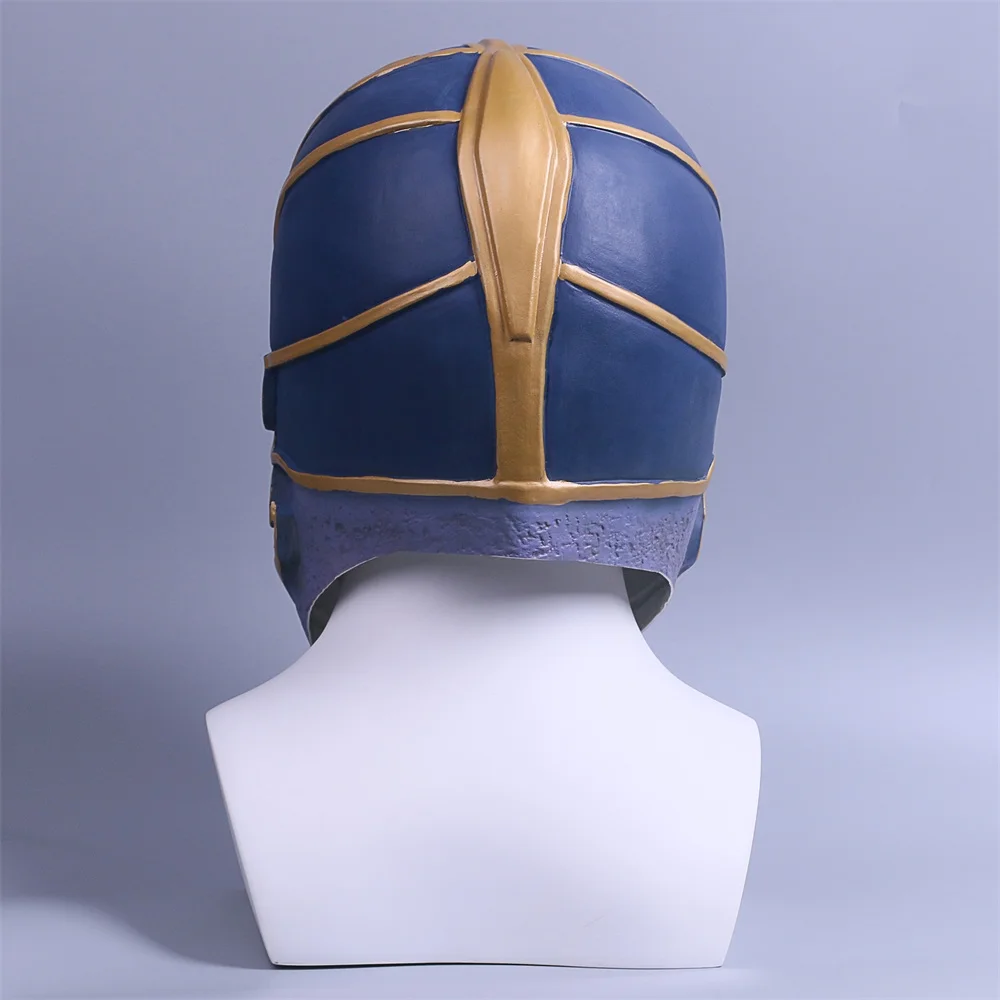 2018 Avengers Infinity War Mask Thanos Mask Cosplay Full Head Latex Super Hero Costume Halloween Party Prop (7)