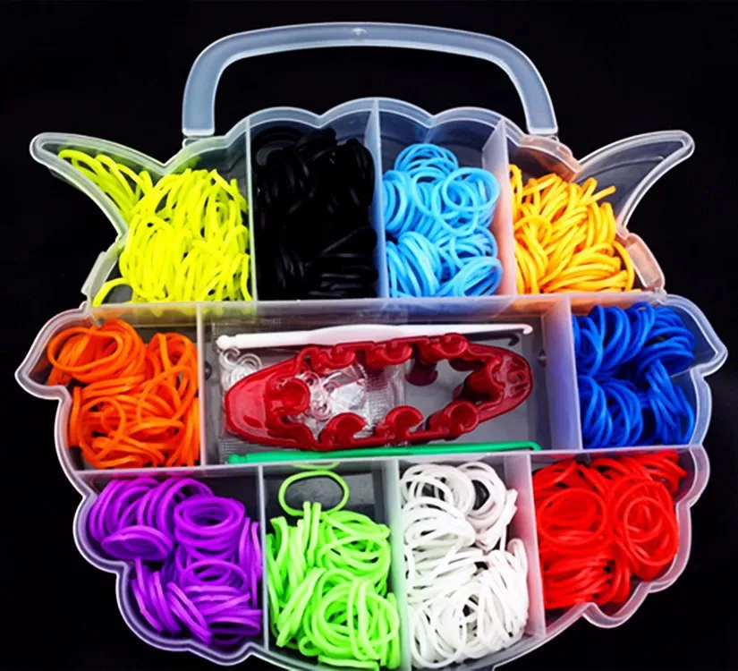 600-PCS-Rubber-Band-Set-for-kids-fashion-DIY-handmade-gum-for-bracelets-gum-for-plaiting