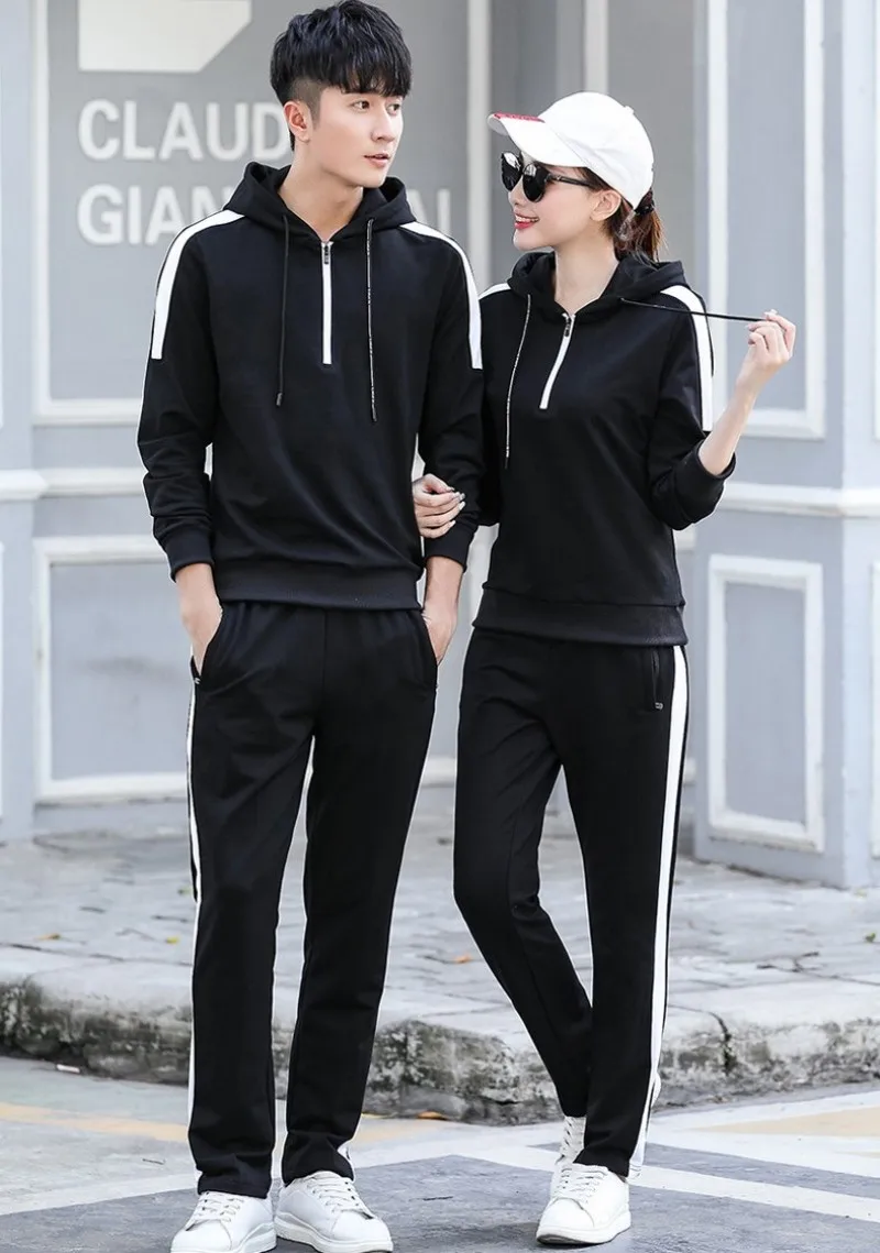 Women Hoodie Sweatshirt Sports Uniform Suits Mens Outdoor Running Set Fitness Sportswear Jogging Training Track Suit Plus Size