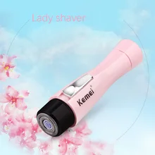 Kemei мини электрический эпилятор Губная помада для постоянного удаления волос бикини эпиляция электробритва эпилятор для женщин удаление волос 5