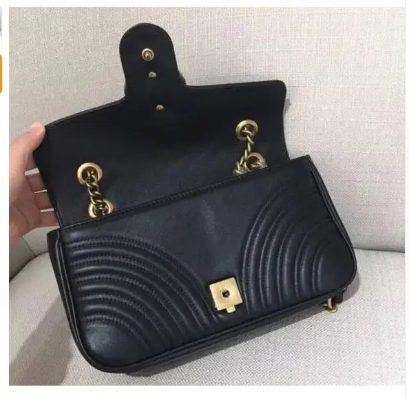 

2018 new fashion Marmont bag High Quality leather messager bag hand bag shoulder bag
