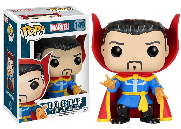 FUNKO POP Marvel Мстители Доктор Стрэндж 161# виниловые фигурки Коллекция Модель игрушки для детей подарок на день рождения