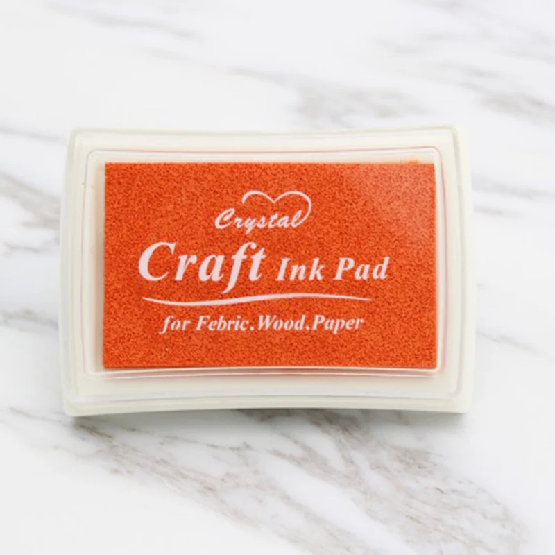 

Ink Pad Inkpad Fingerprint For Rubber Stamps DIY Printing Craft Wood Fabric Paper XHC88