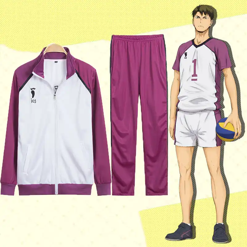 Anime Haikyuu Wakatoshi Ushijima Volleyball Clothing Team Anime Haikyuu Wakatoshi Ushijima Volleyball Clothing Team