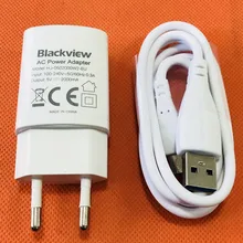 Оригинальное зарядное устройство 2.0A для путешествий адаптер с европейской вилкой+ USB кабель для Blackview BV6000 4," HD MT6755 Восьмиядерный