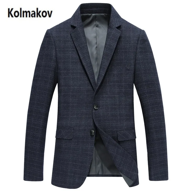 KOLMAKOV/2017 новое поступление осенних мужских костюмов однобортные повседневные
