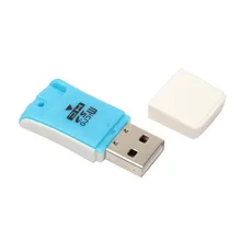 Malloom Высокоскоростной мини USB 2,0 Micro SD TF T-flash считыватель карт памяти адаптер для ПК ноутбука Lector De Tarjetas синий