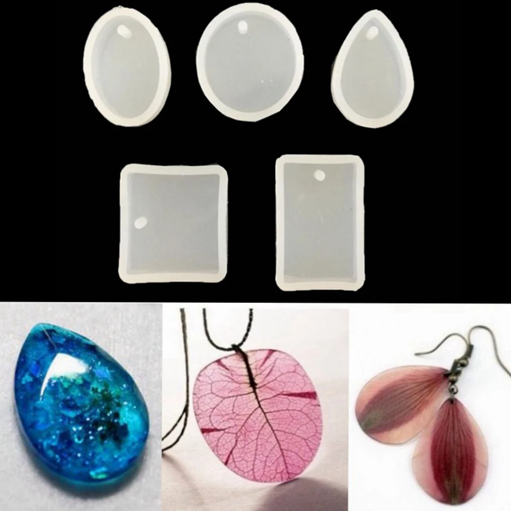 

Silicone Geometric Mud Board Mold Base Plate Molds Hand Craft Fimo Clay Tools Jewelry Making Mould Pendant Necklace Resin