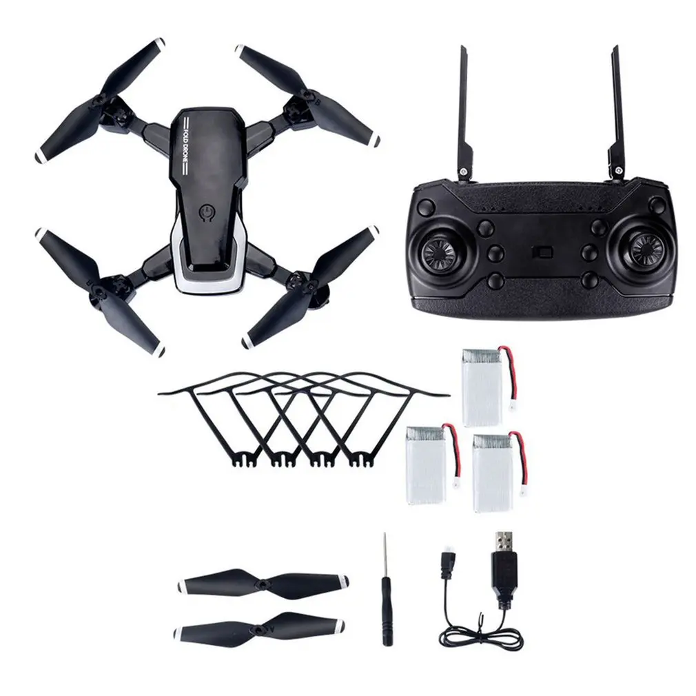 LF609 2,4G Wifi FPV RC Дрон складной Квадрокоптер 0.3MP/2.0MP камера Дрон бесщеточный мотор RC Квадрокоптер 3D откидная головка дроны - Цвет: no camera 3 B