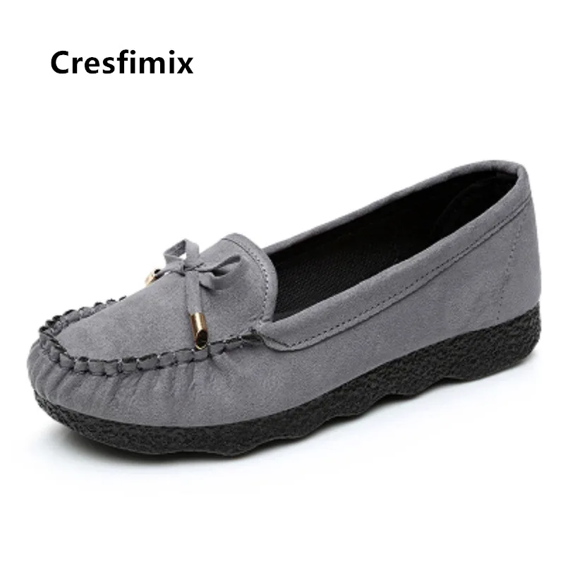 Cresfimix vrouwen platte schoenen/женская модная удобная обувь на плоской подошве, светильник; женская уличная обувь черного цвета; женская обувь; a3564