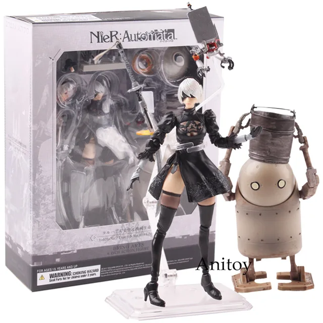 NieR Automata 2B YoRHa No.2 Type B & Machine Lifeform PVC BRING ARTS ... - NieR Automata 2B YoRHa No 2 Type B Machine Lifeform PVC BRING ARTS SQUARE ENIX Action.jpg 640x640