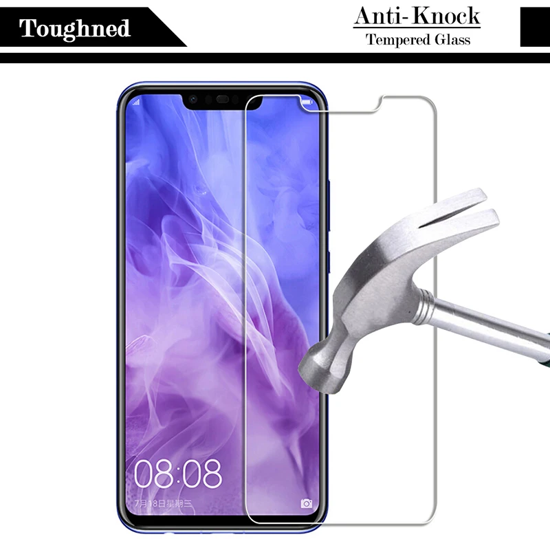 

2.5D Tempered Glass Guard For Huawei Y9 Y7 Pro Prime P Smart Plus 2019 Enjoy 9 9E 9S Screen Protector Guard Shield Film