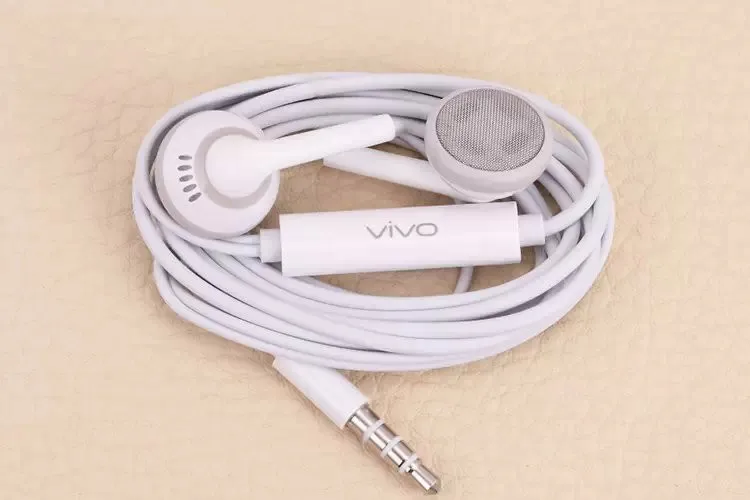 Original Vivo Earphones White Headset 