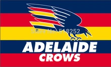 AFL adelaide crows Flag 3×5 FT 150X90CM Banner 100D Polyester flag 2001, free shipping