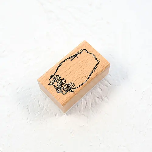 Buy Vintage classic label series wood stamp DIY craft