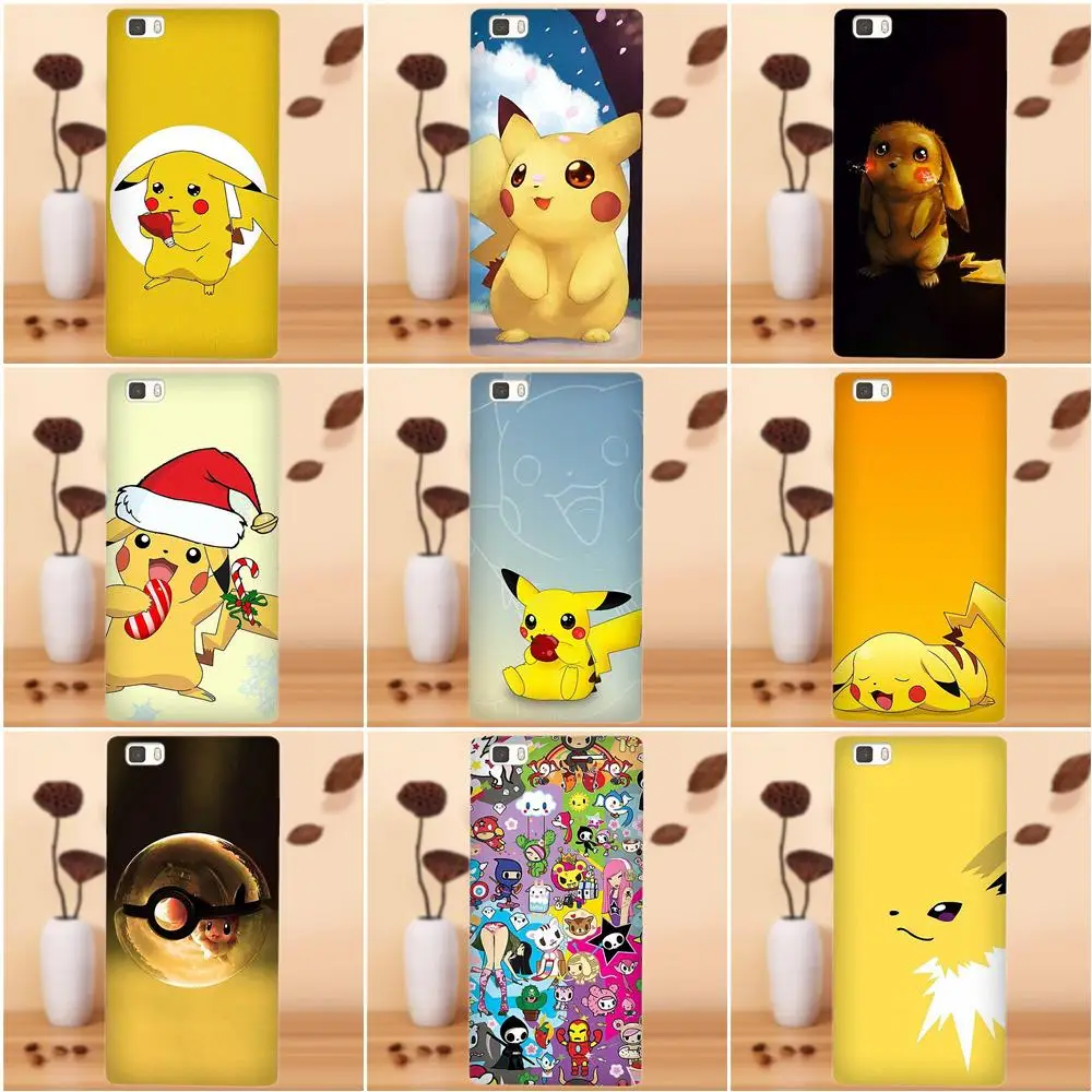 Bixedx ТПУ сотовый телефон случаях японского аниме мультфильм Pikachues для samsung Galaxy A3 A5