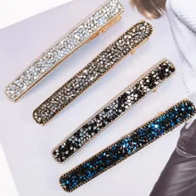 1 шт., женские сияющие хрустальные стразы, заколки для волос, заколки для девочек и детей, милые геометрические заколки для волос, бисер, заколка для волос, аксессуары для волос