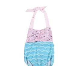 Новая детская одежда для девочек Русалка Блестки Купальные костюмы Детский купальный костюм Детские Комбинезоны Купальники Пляжная одежда