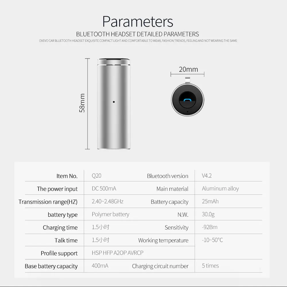 Q20 ожерелье Беспроводная bluetooth-гарнитура для Apple 7 Автомобильная мини-аурикулярная Автомобильная bluetooth-гарнитура