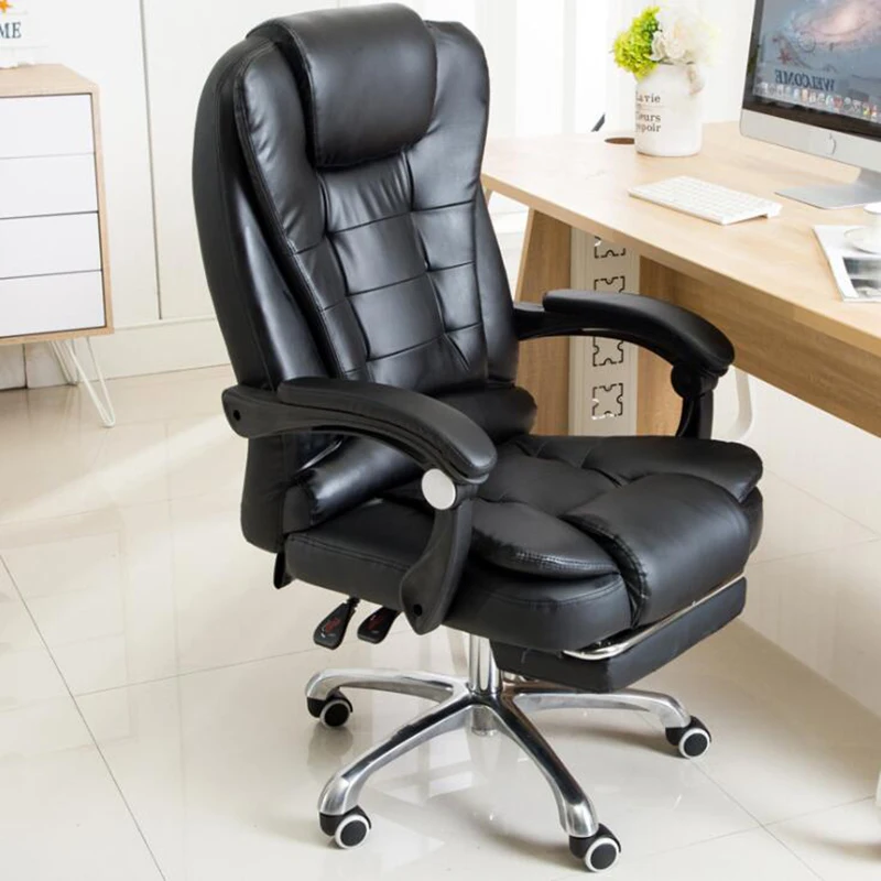 VESCOVO компьютерное кресло черное сиденье массажное кресло босс кресло для офиса