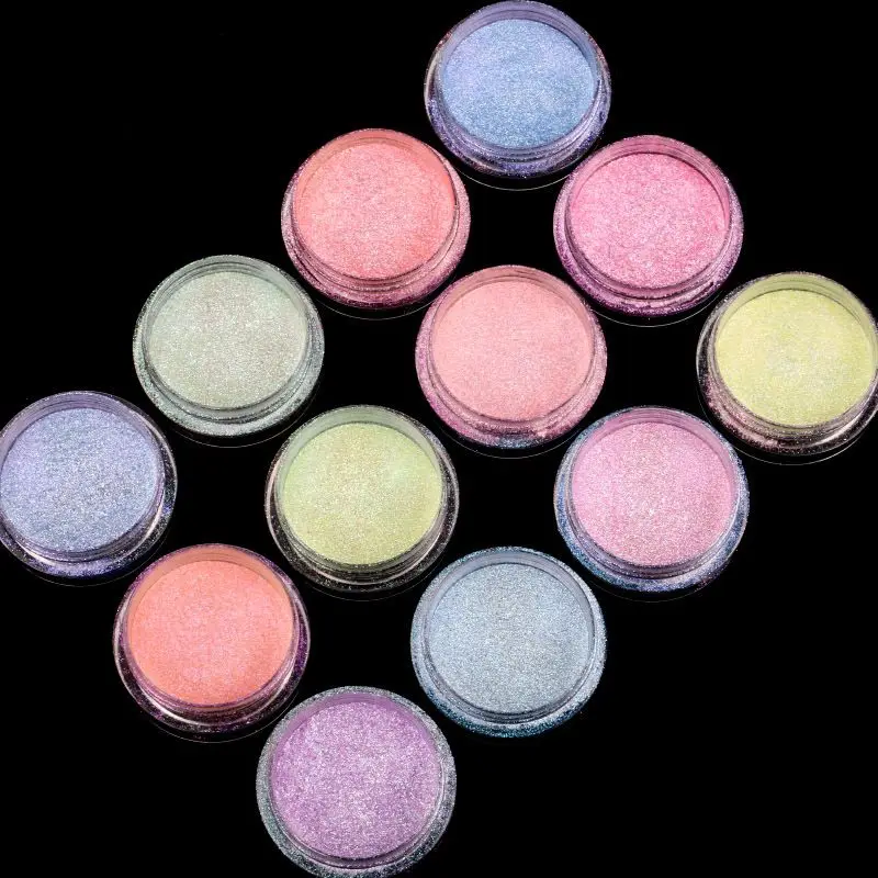 

Crystal Epoxy DIY Jewelry Material Rainbow Powder Manicure Making Pigment Accessories