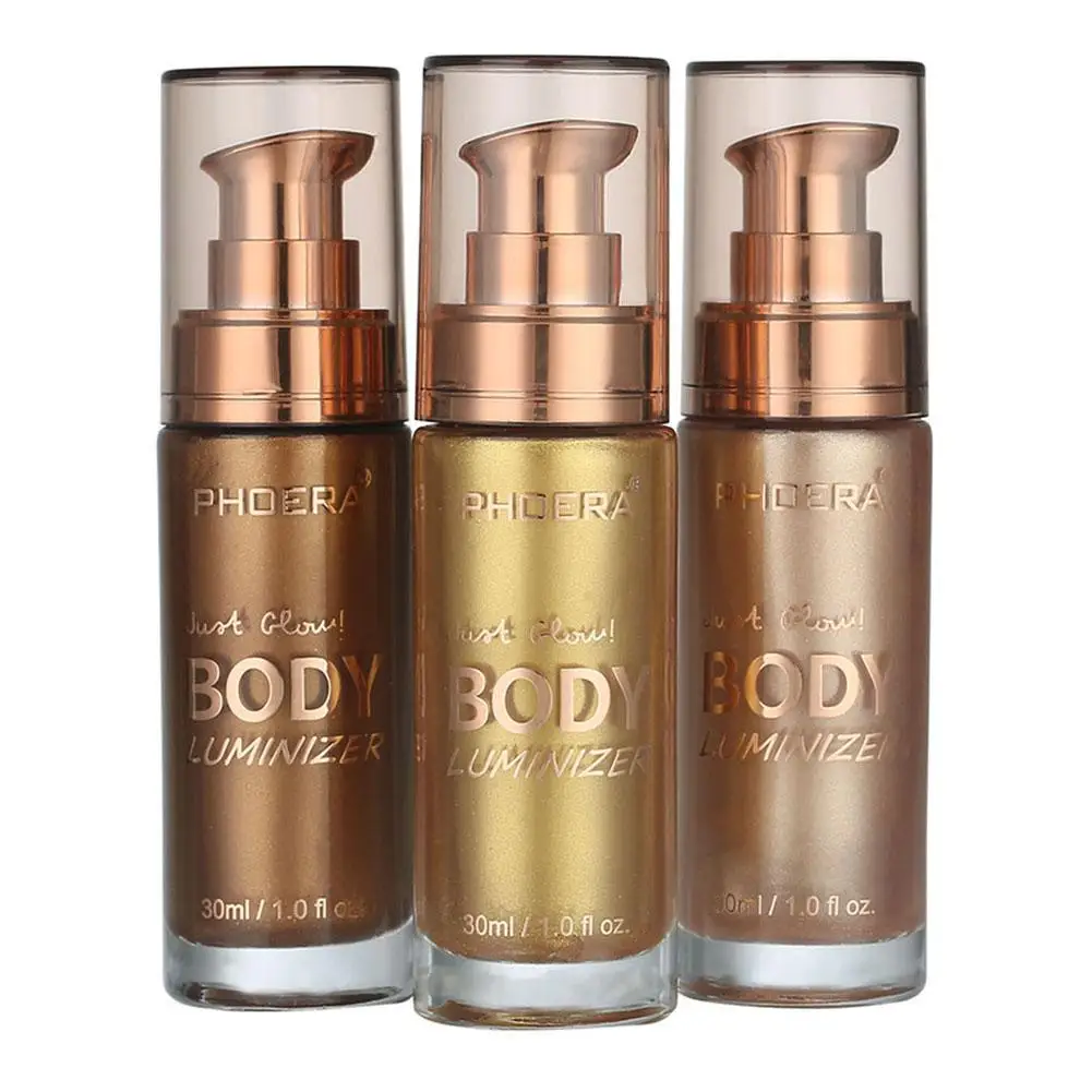 

PHOERA Waterproof Body Luminizer Bronzer Liquid Setting Highlighter Spray Makeup Women Cosmetics Female