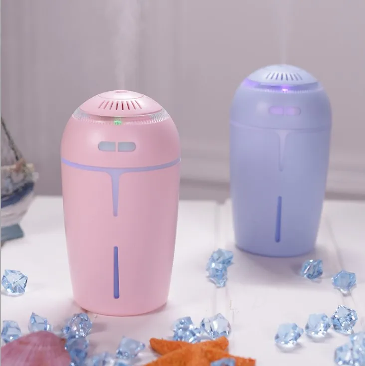 

2019 new technology bottle home mini portable personal cool mist usb car air purifier humidifier with light for car home office