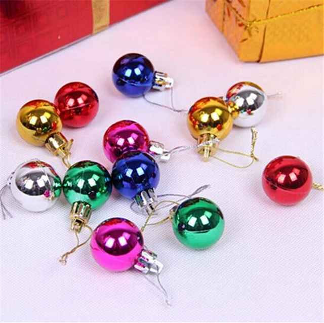 Multi Colored Christmas Ornaments 