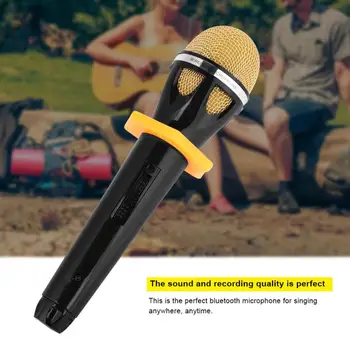 

Portable Handheld Wireless Microphone System with Receptor Audio Cable USB Charging Wireless Microphone