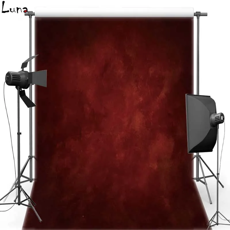 

Texture Red Solid Color Vinyl Photography Background For Children New Fabric Flannel Backdrop For Wedding photo studio MH052
