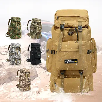

Large 70L Tactical Backpack Men Military Outdoor Hunting Sport Bag Women Travel Softback Mountaineering Climbing Hiking Backpack