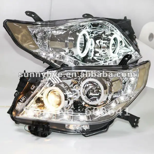 Хромированный корпус Prado 2700 FJ150 светодиодный светодиодная фара для toyotaV2