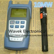 2 в 1 FTTH Набор инструментов для оптического волокна волоконно-оптический измеритель мощности-70+ 10dBm и 10 км 10 мВт Визуальный дефектоскоп Волоконно-оптическая тестовая ручка