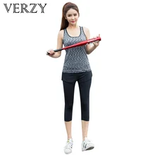 Для Женщин Йога Комплект Спортивный костюм жилет+ брюки эластичность тренажерный зал работает молодая Для женщин йога одежда Фитнес открытый удобные M-3XL