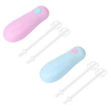 New Kitchen Electric Hand Whisk Mixer Coffee Milk Egg Beater Plastic Blender U1JE