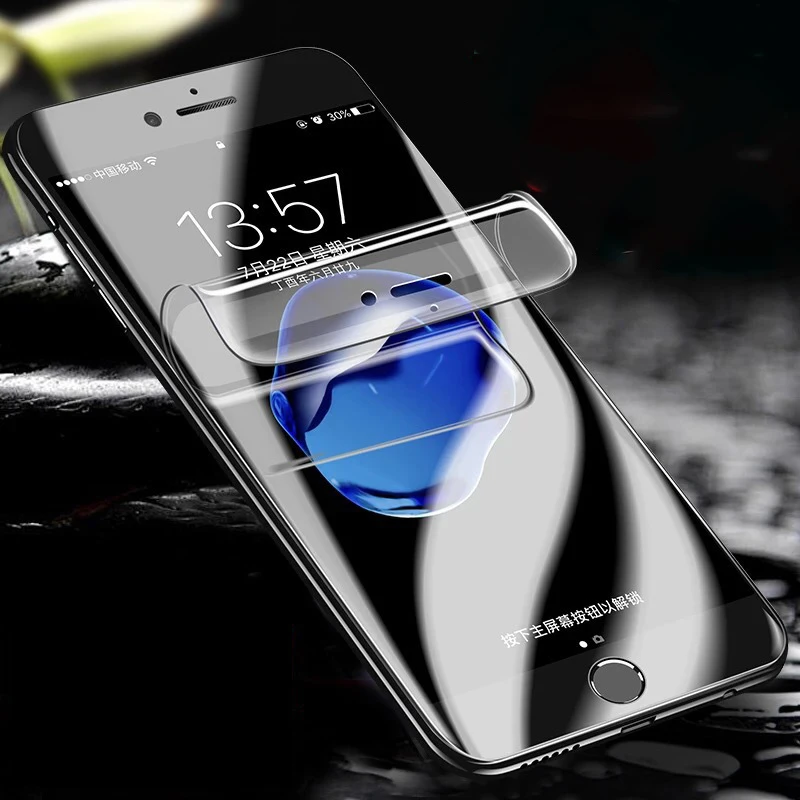 

3D Soft Full Cover Hydrogel Screen Film For Samsung S9 note8 Protective For S6 S7 for iphone X Screen Protector ( Not Glass )