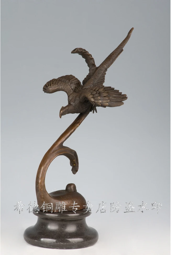 Arts Crafts Copper Garden decor statues bronze animal sculptures flying