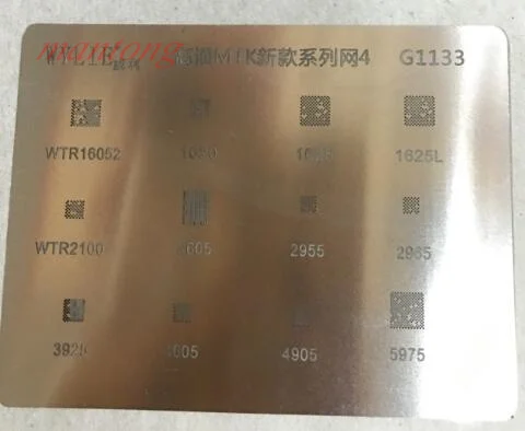 

3pcs/lot BGA reballing reball stencil for WTR1605 WTR1620 WTR1625 WTR2100 WTR2605 WTR2955 WTR2965 WTR3925 WTR4605 WT4905 WTR5975