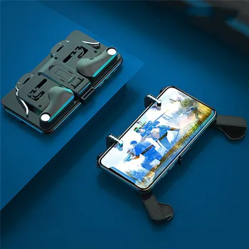 

L1 R1 PUBG Mobile Controller Mechanical Deformation Gamepad Joystick Trigger Game Fire Button for iOS Android Smartphone Case