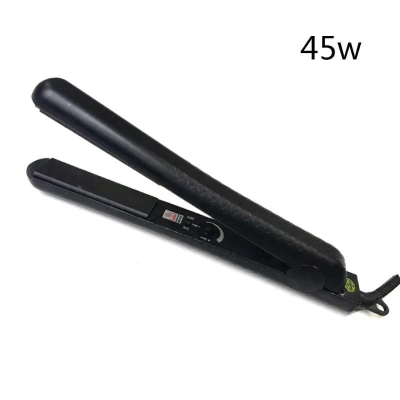 

Hair Straightener Plate Tourmaline Ceramic Flat Iron Adjustable Straighten Waves Curls Dual Voltage