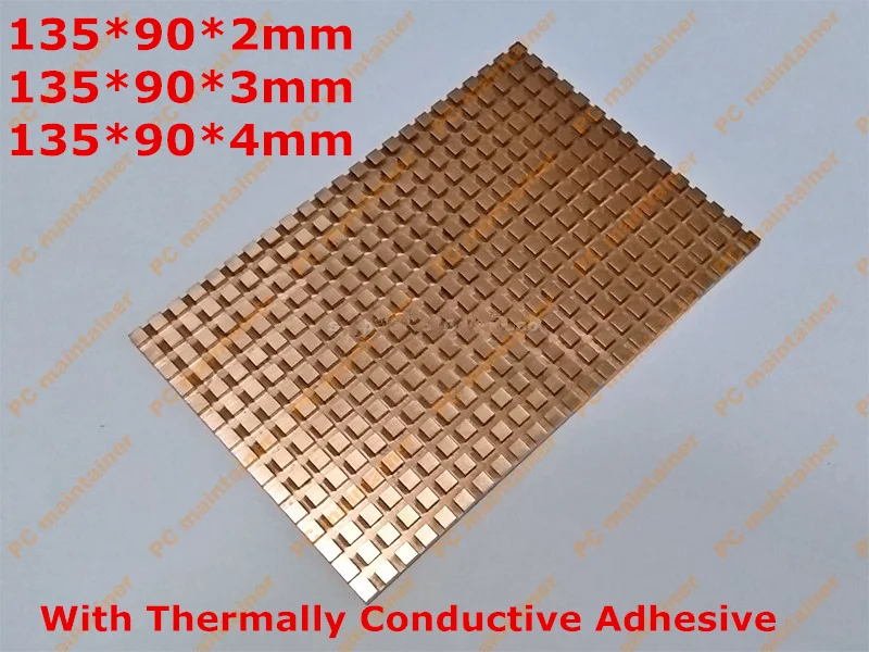 Pure Copper Heatsink 3.5 inch for SATA3 Desktop server Mechanical hard disk tablet computer phone cooling fin 135X90 PC | Компьютеры и