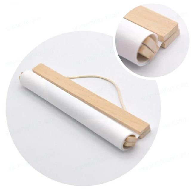 1set magnetic poster wooden hanger frame scroll print wall artwork