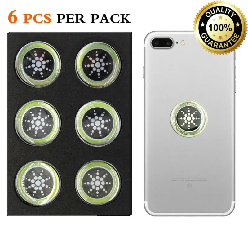 

EMF Protection Shield Blocker Neutralizer Anti Radiation Cell Phone Sticker 6pcs