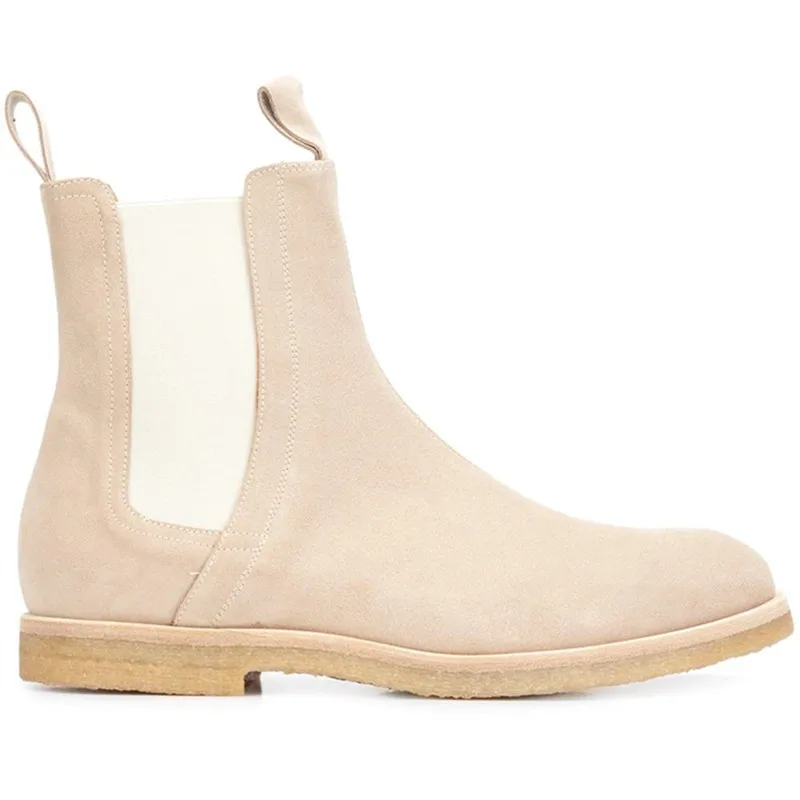 

2018 New Arrival Nubuck Leather Slip-on Crepe Boots Hiking Sneaker Shoes Suede Ankle Boots
